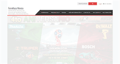 Desktop Screenshot of ferrekasamexico.com